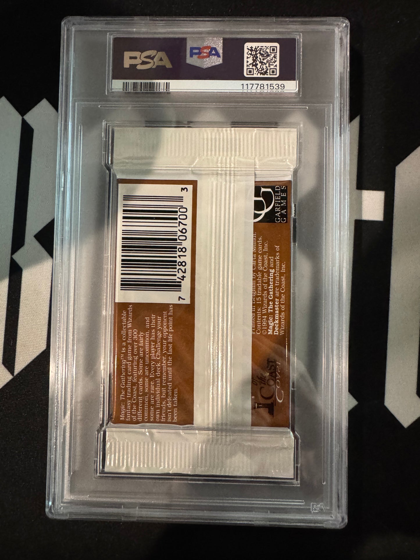MTG Revised Booster PSA 8 From a Sealed box! 117781539
