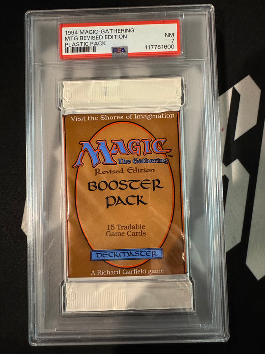 MTG Revised Booster PSA 7 From a Sealed box! 117781600