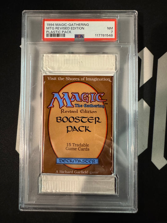 MTG Revised Booster PSA 7 From a Sealed box! 117781548