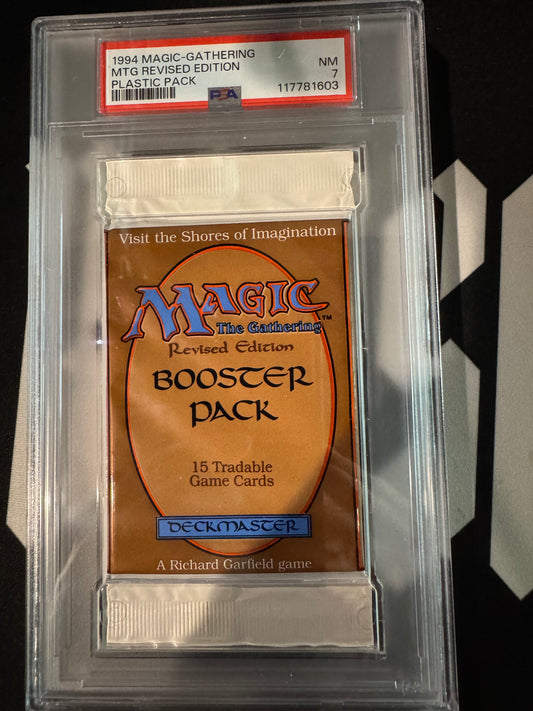 MTG Revised Booster PSA 7 From a Sealed box! 117781603