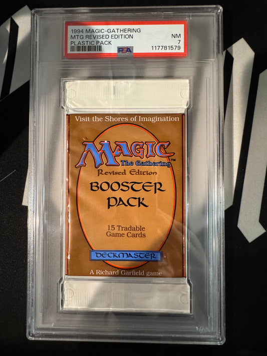 MTG Revised Booster PSA 7 From a Sealed box! 117781579