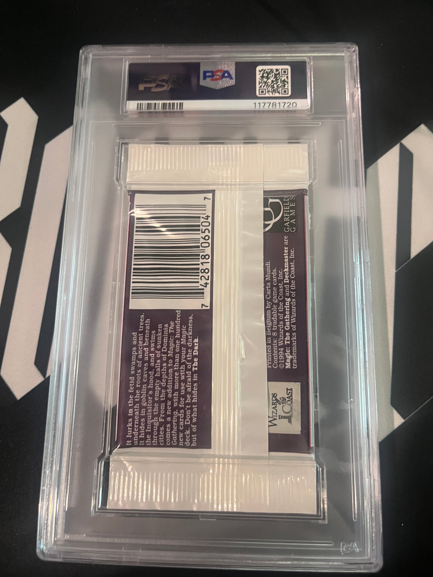 MTG The Dark Booster Pack PSA 8.0 - 117781720