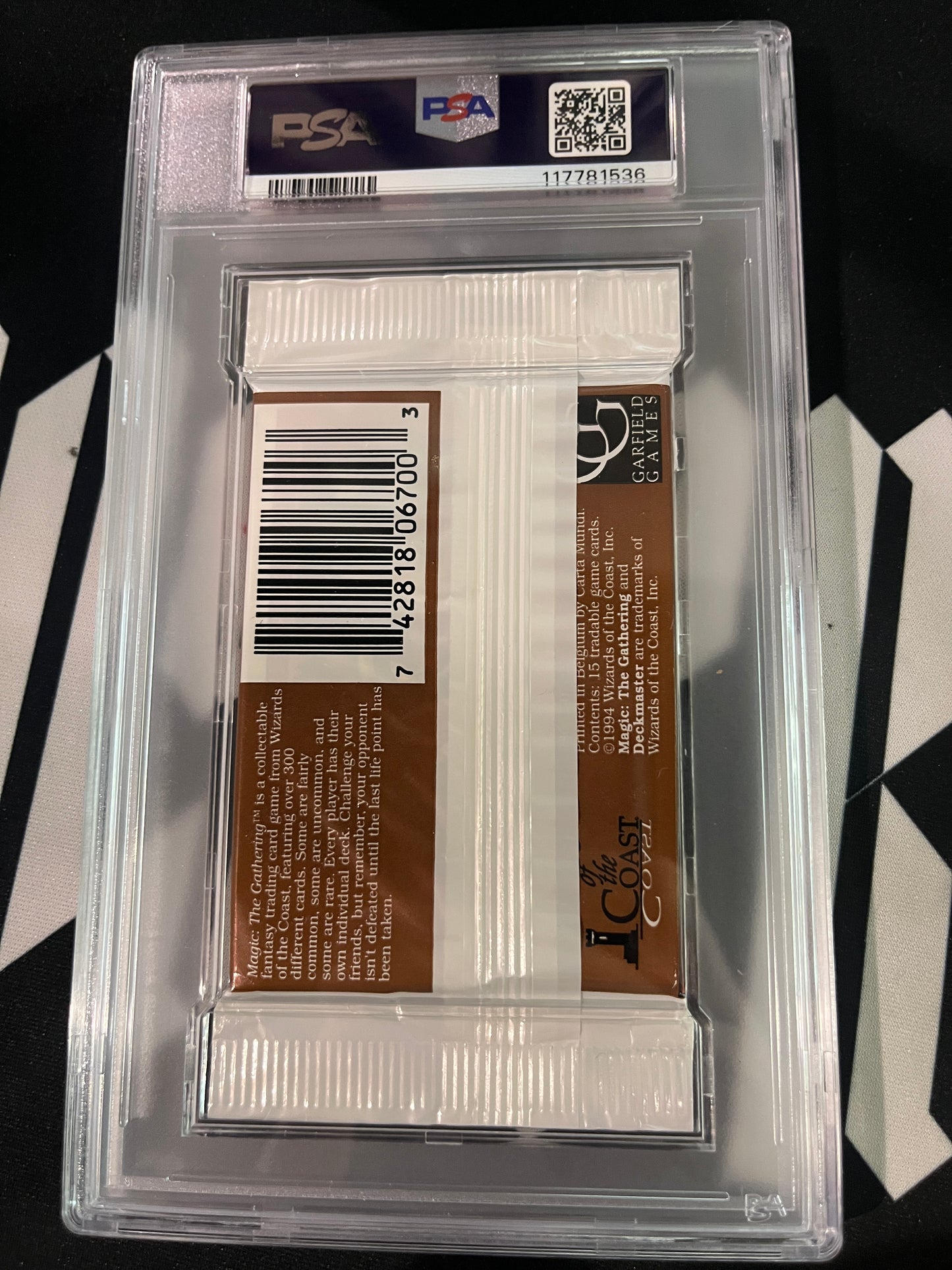MTG Revised Booster PSA 8 From a Sealed box! 117781536