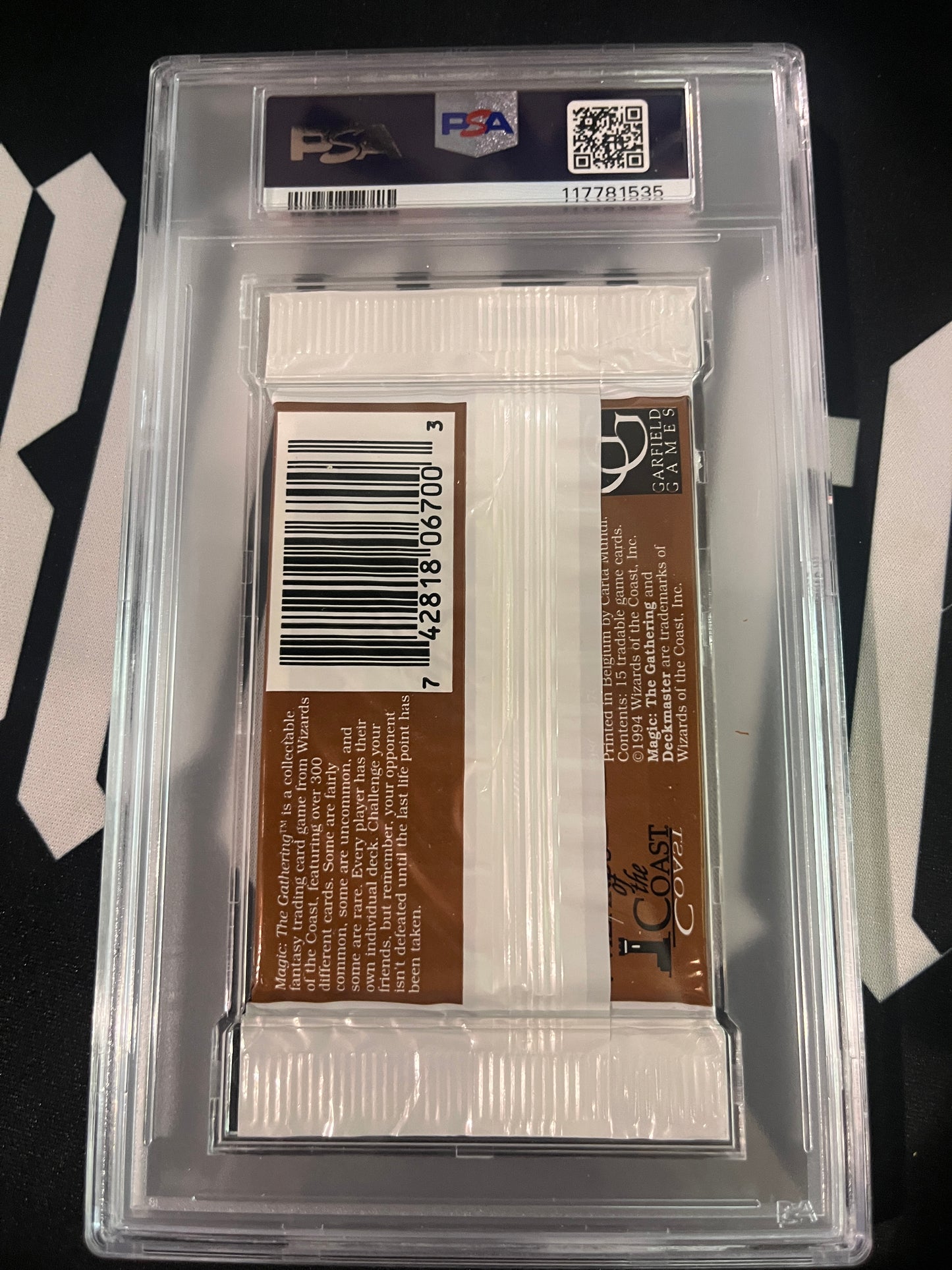 MTG Revised Booster PSA 8 From a Sealed box! 117781535