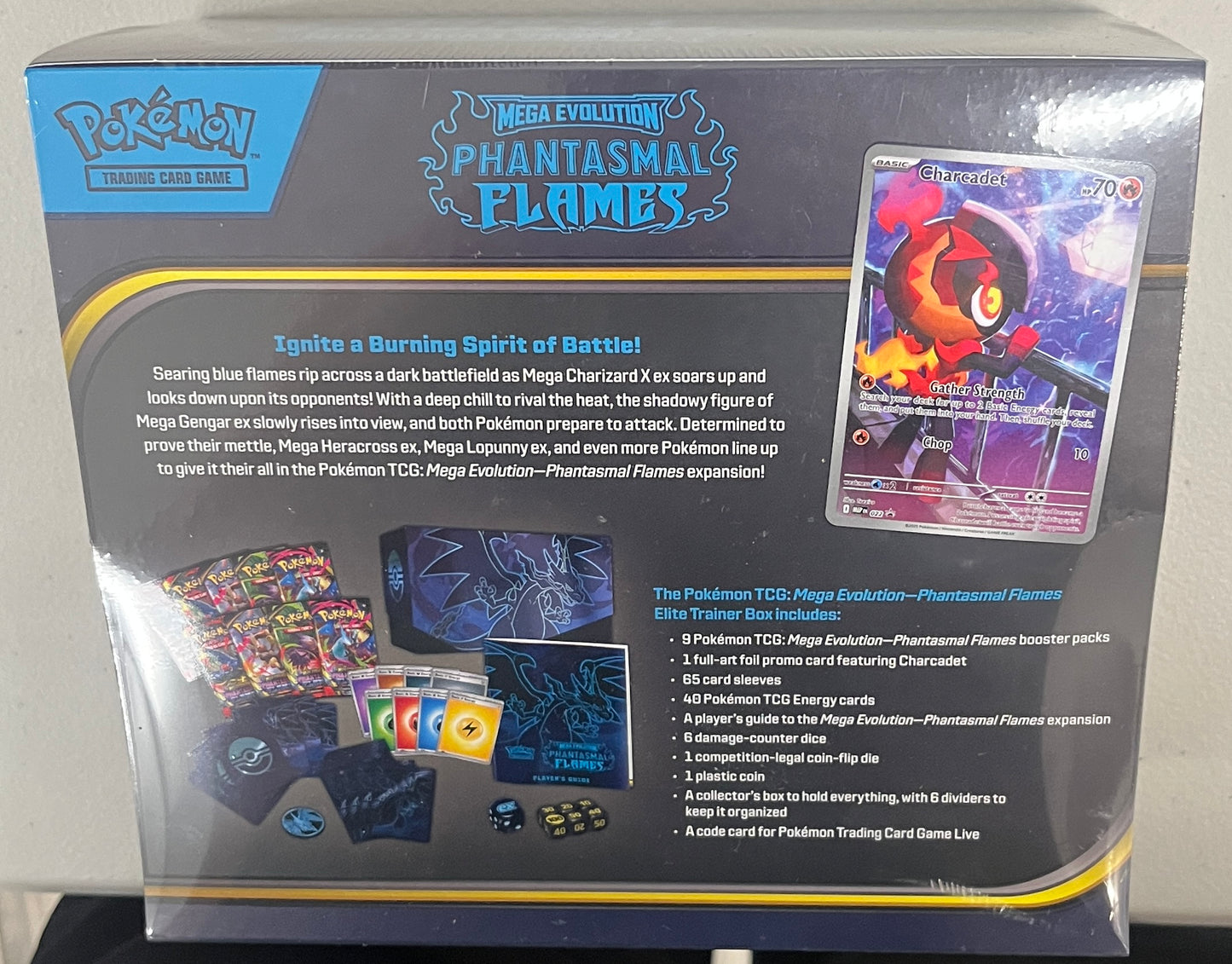 Phantasmal Flames Elite Trainer Box - ME02: Phantasmal Flames (PFL)