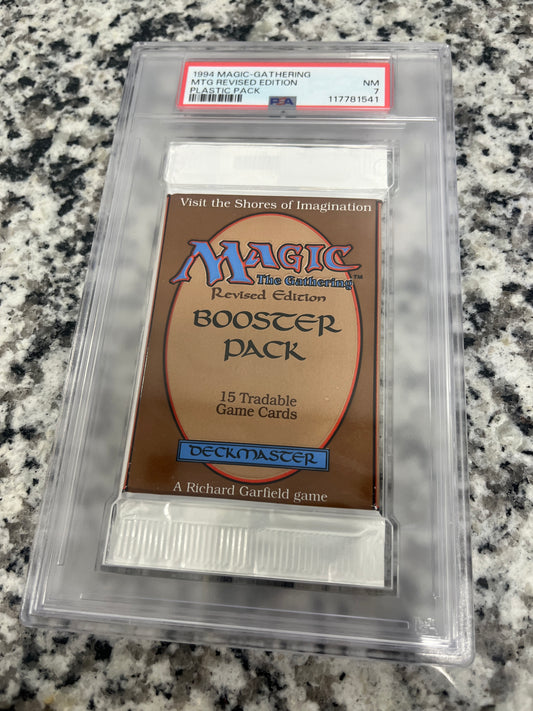 MTG Revised Booster PSA 7 From a Sealed box! 117781541