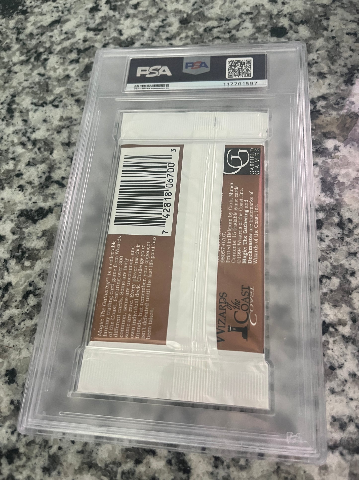 MTG Revised Booster PSA 7 From a Sealed box! 117781597