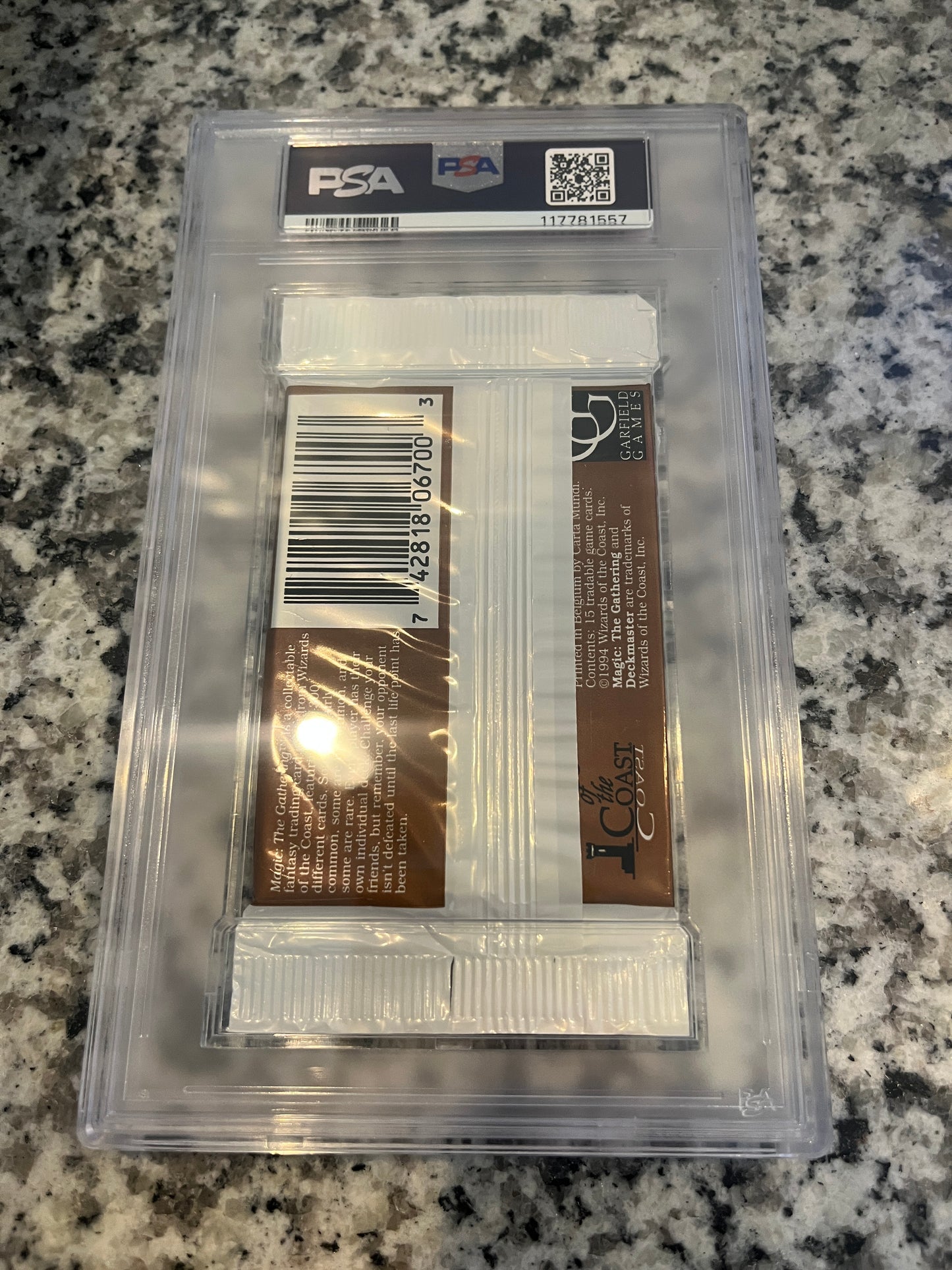 MTG Revised Booster PSA 7 From a Sealed box! 117781557