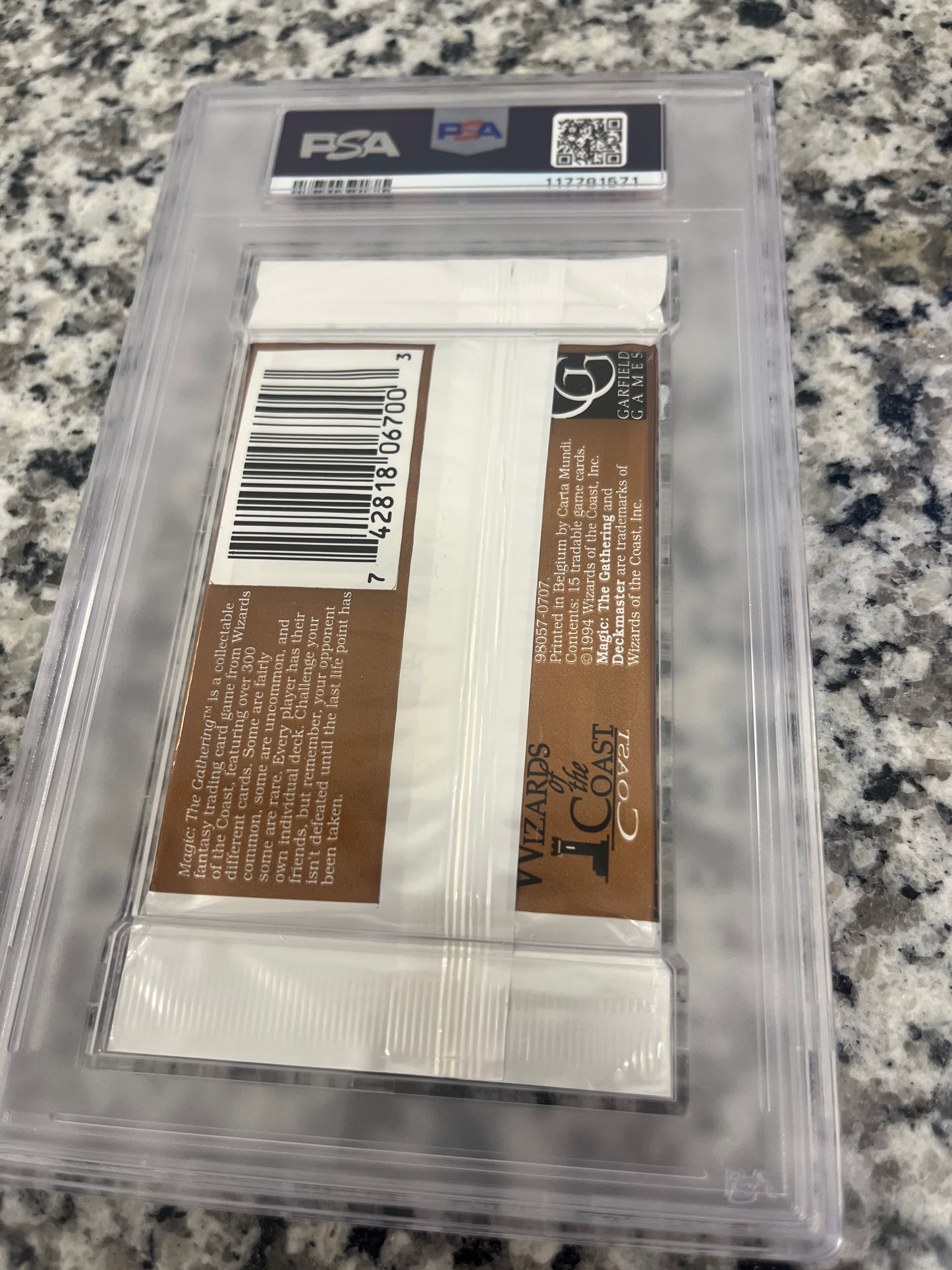 MTG Revised Booster PSA 7 From a Sealed box! 117781571