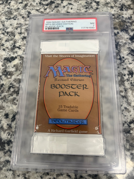 MTG Revised Booster PSA 7 From a Sealed box! 117781572