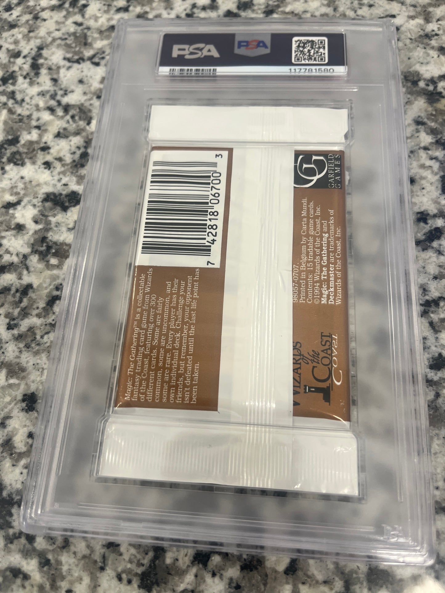 MTG Revised Booster PSA 7 From a Sealed box! 117781572