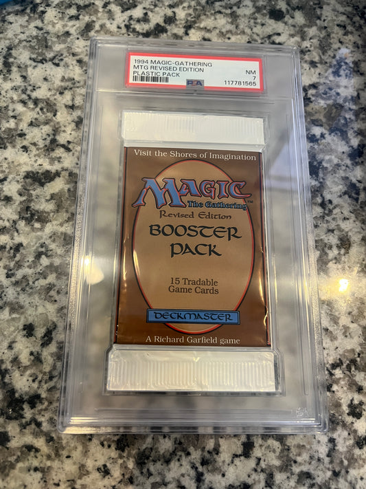 MTG Revised Booster PSA 7 From a Sealed box! 117781565