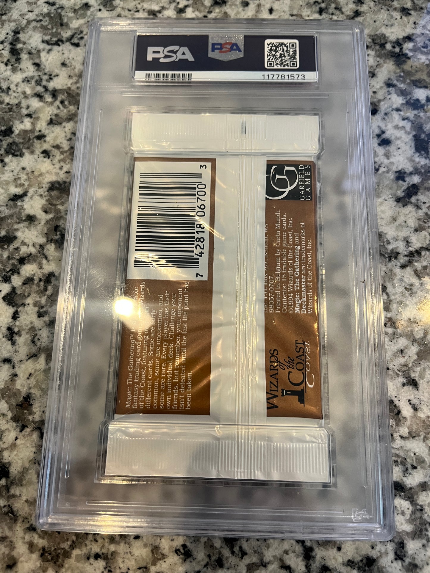 MTG Revised Booster PSA 7 From a Sealed box! 117781573