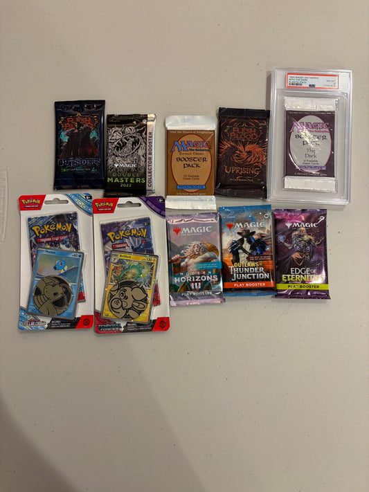 RANDOM BOOSTERS IN A BOX ANY TCG
