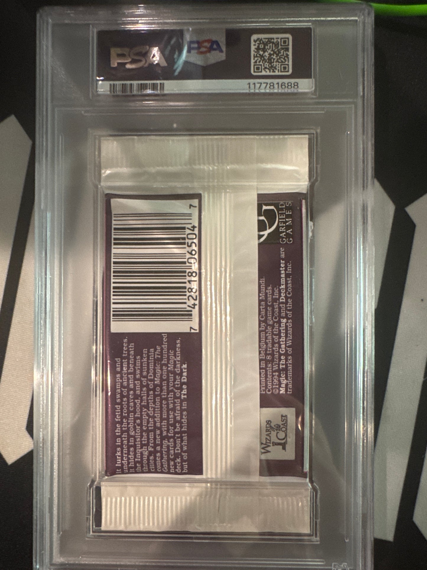 MTG The Dark Booster Pack PSA 8.0 - 117781688