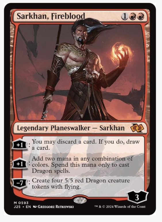 Sarkhan, Fireblood - Foundations Jumpstart (J25)