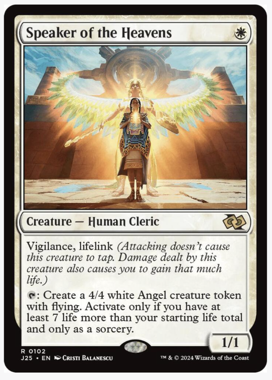 Speaker of the Heavens - Foundations Jumpstart (J25)