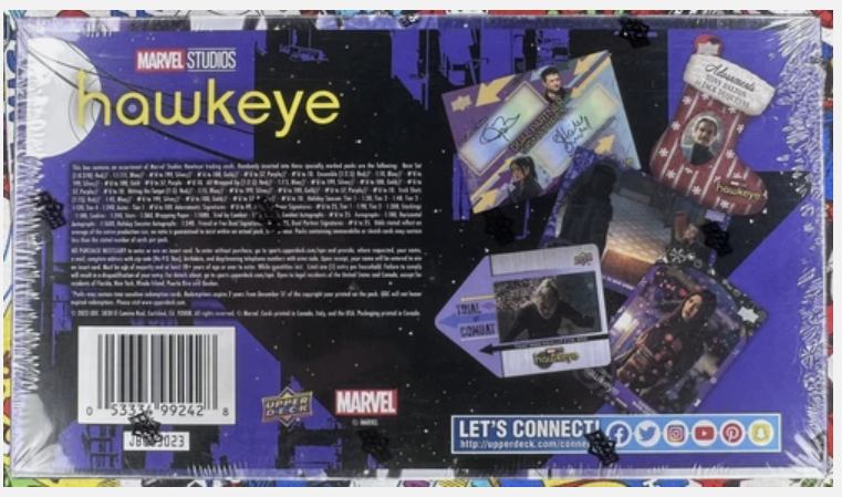 2023 Marvel Hawkeye 15 Pack Sealed Box Upper Deck