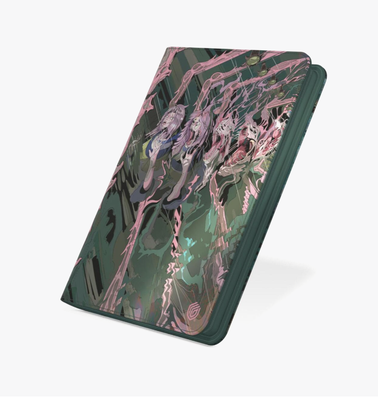 Magic: The Gathering Duskmourn Zipfolio 360 Xenoskin - Mirror Room - Ultimate Guard Storage Albums (ULTIMATEGU)