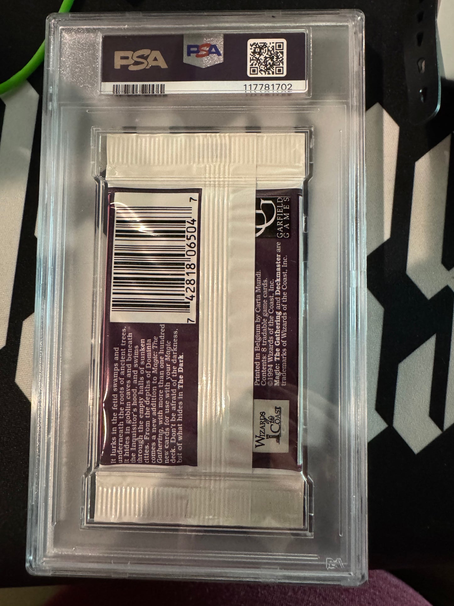 MTG The Dark Booster Pack PSA 8.0 - 117781702