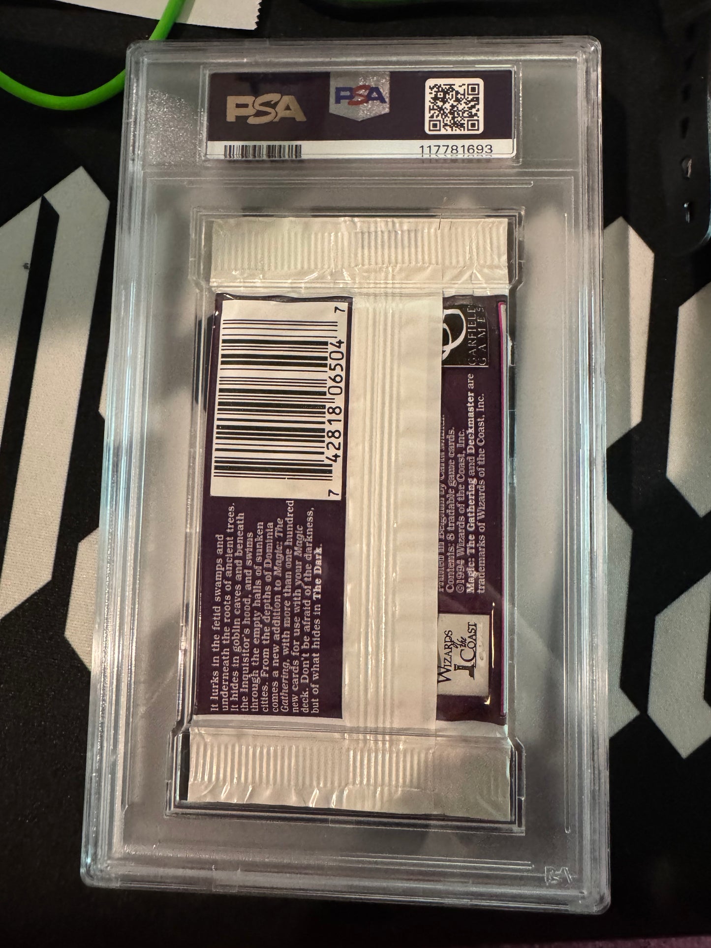 MTG The Dark Booster Pack PSA 8.0 - 117781693
