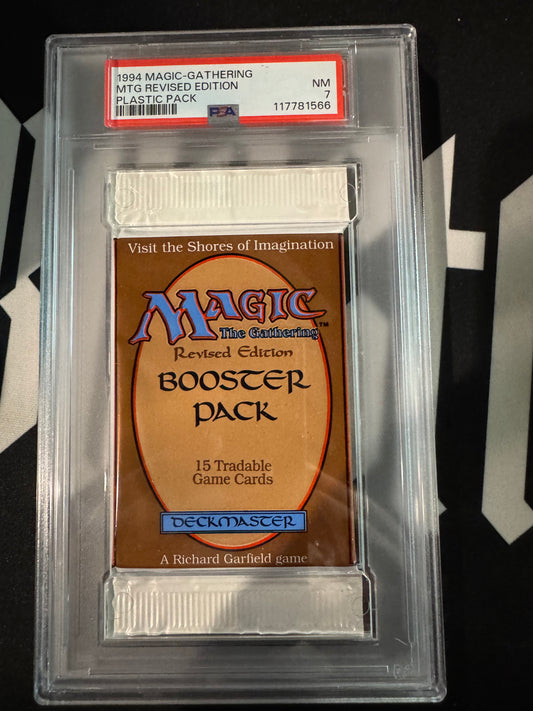 MTG Revised Booster PSA 8 From a Sealed box! 117781568