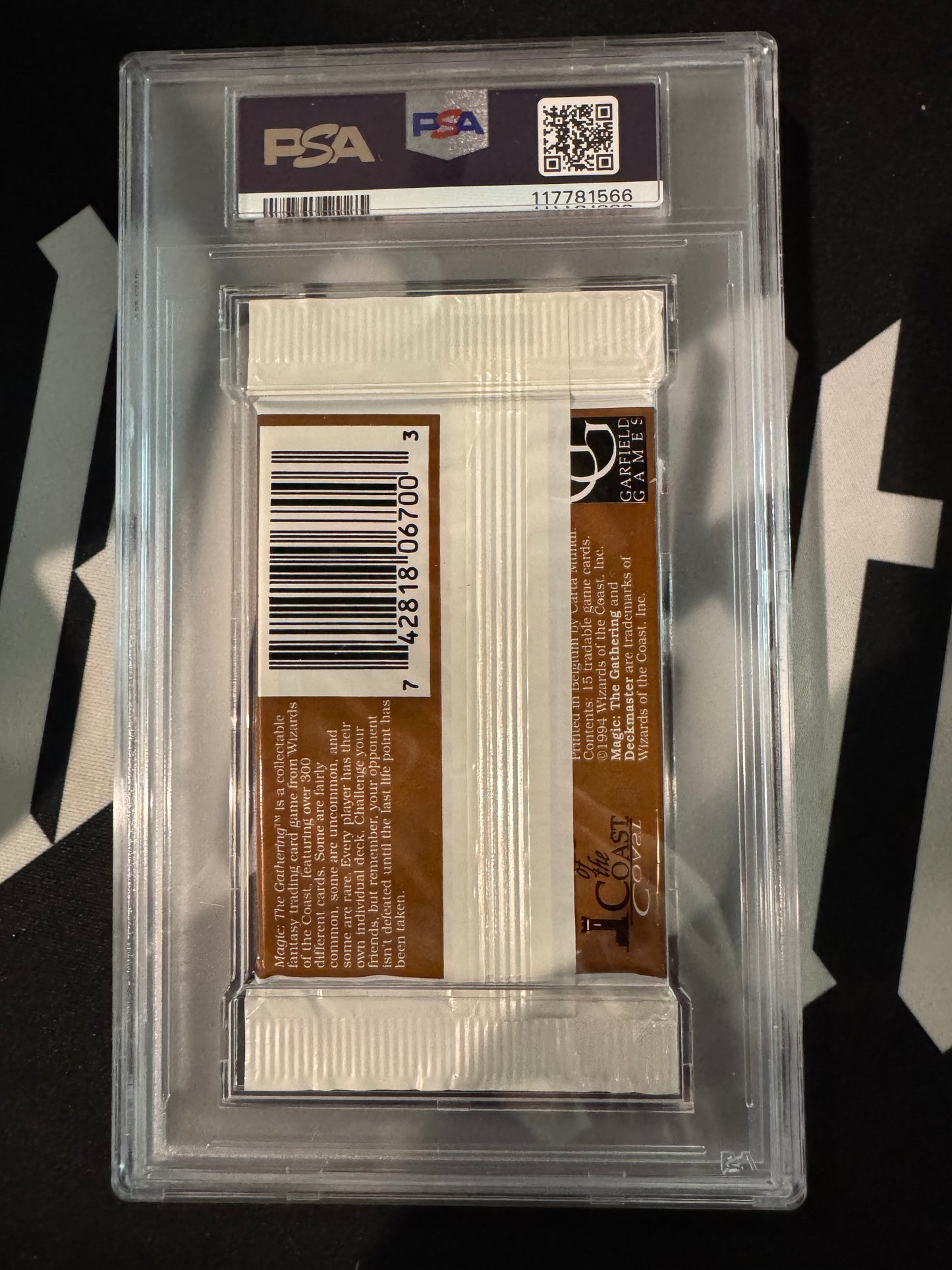 MTG Revised Booster PSA 8 From a Sealed box! 117781568