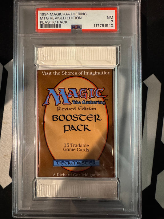 MTG Revised Booster PSA 7 From a Sealed box! 117781540