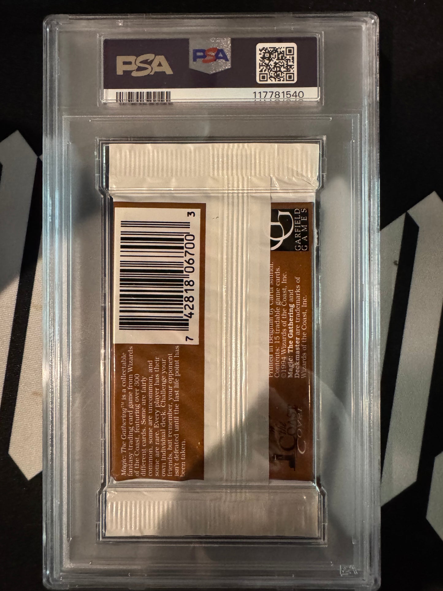 MTG Revised Booster PSA 7 From a Sealed box! 117781540