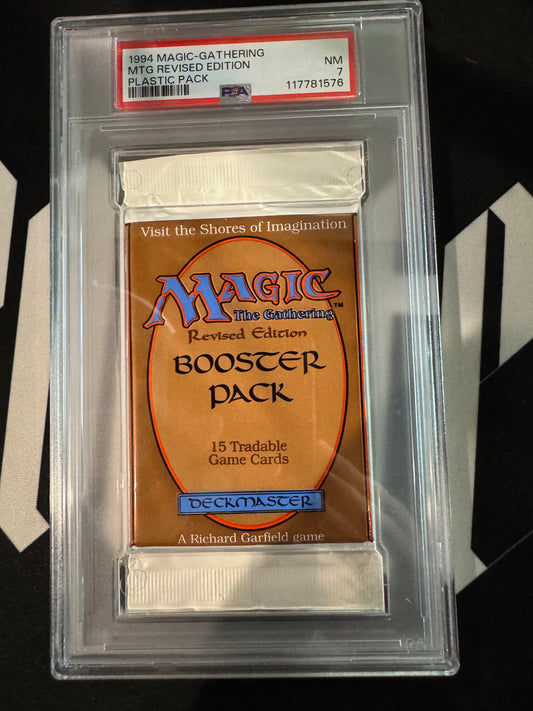 MTG Revised Booster PSA 7 From a Sealed box! 117781576