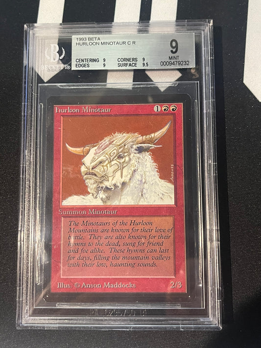 Beta Hurloon Minotaur BGS 9 Qaud +  0009479232