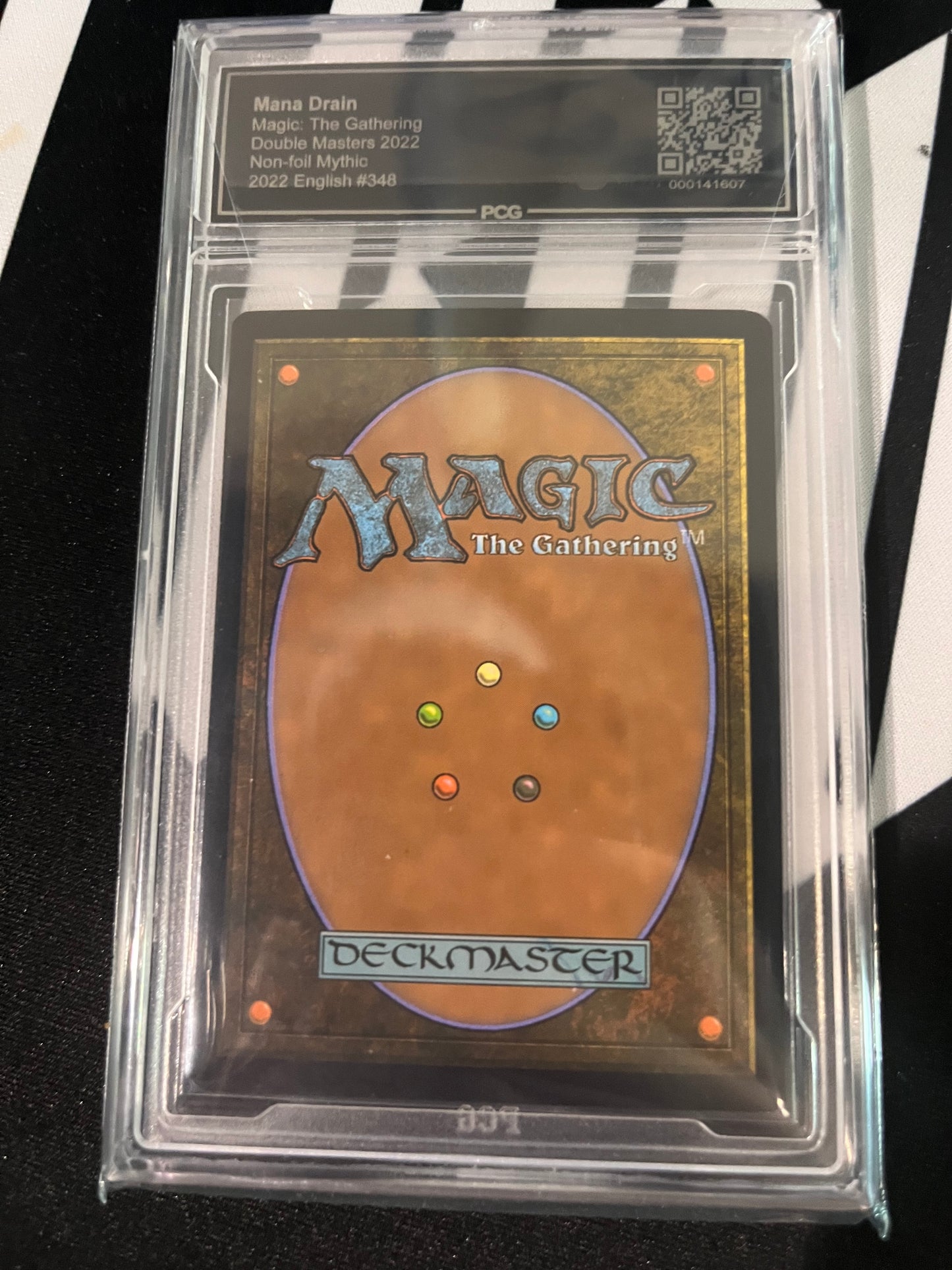 MTG Mana Drain Double Masters 2022 Borderless Non-Foil Mythic PCG 8.5 - 000141607