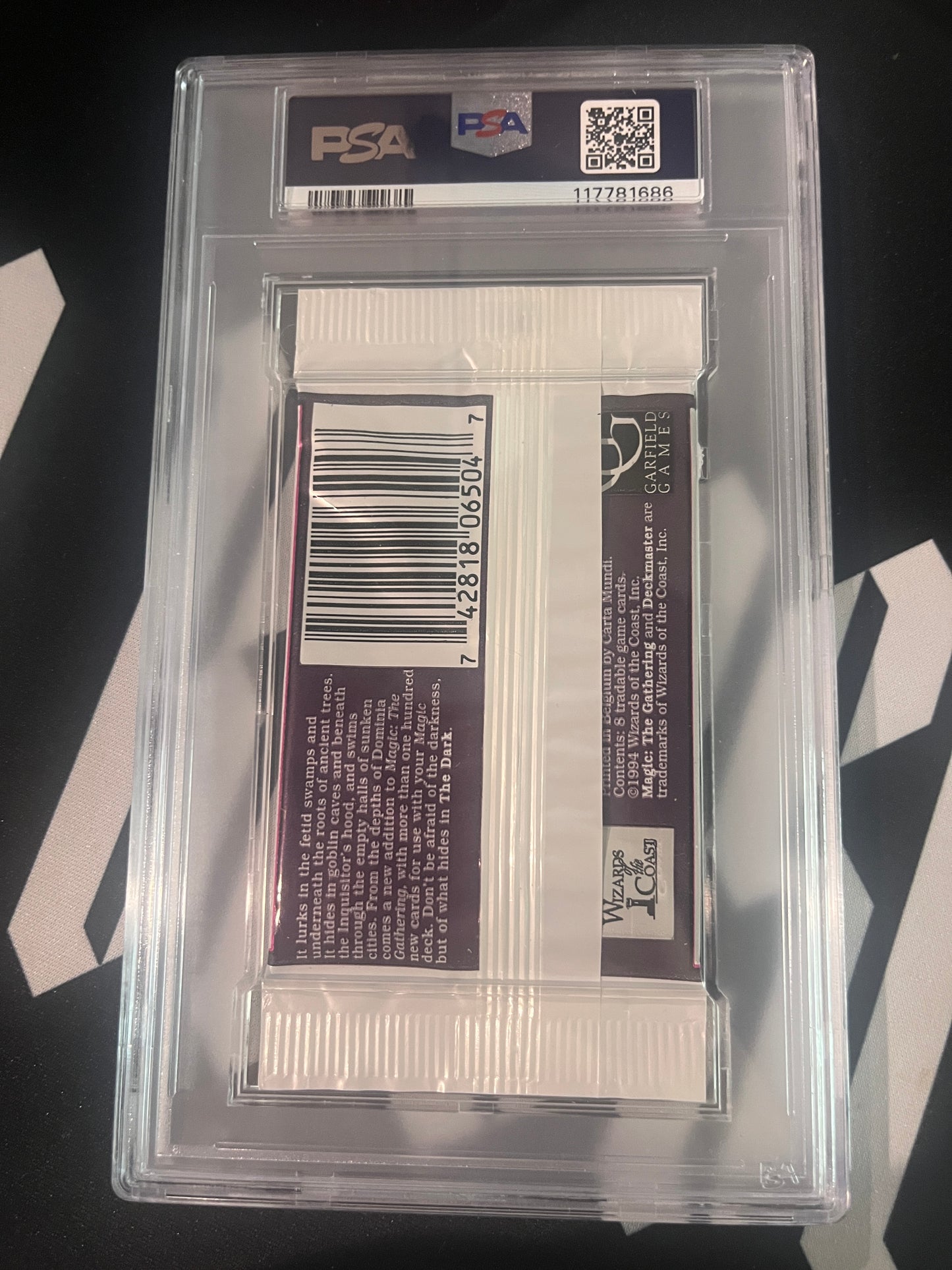 MTG The Dark Booster Pack PSA 8.0 - 117781715