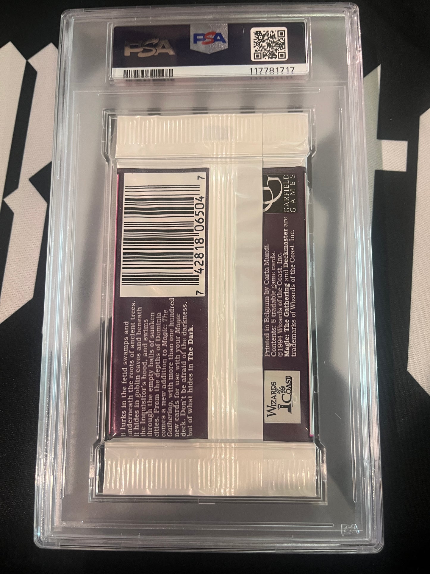 MTG The Dark Booster Pack PSA 8.0 - 117781717