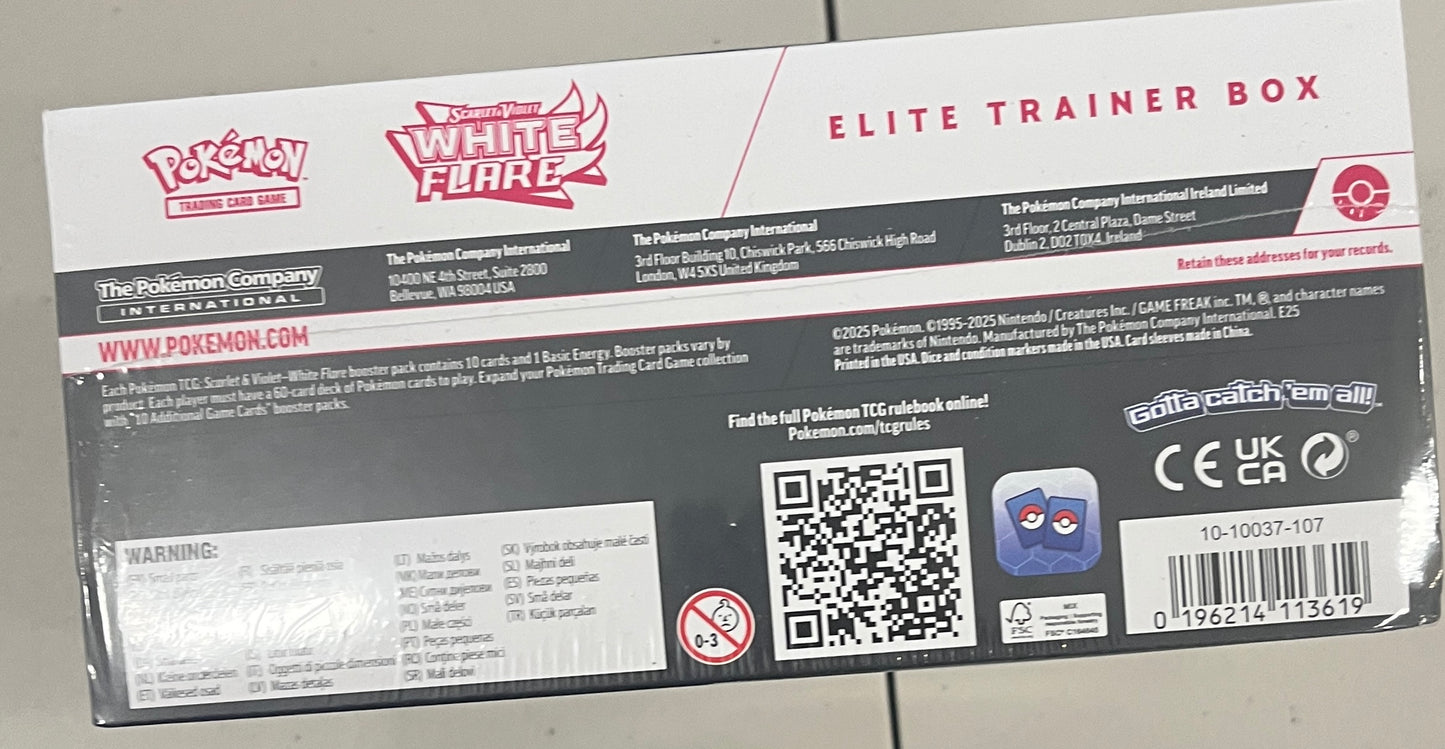 White Flare Elite Trainer Box - SV: White Flare (WHT)
