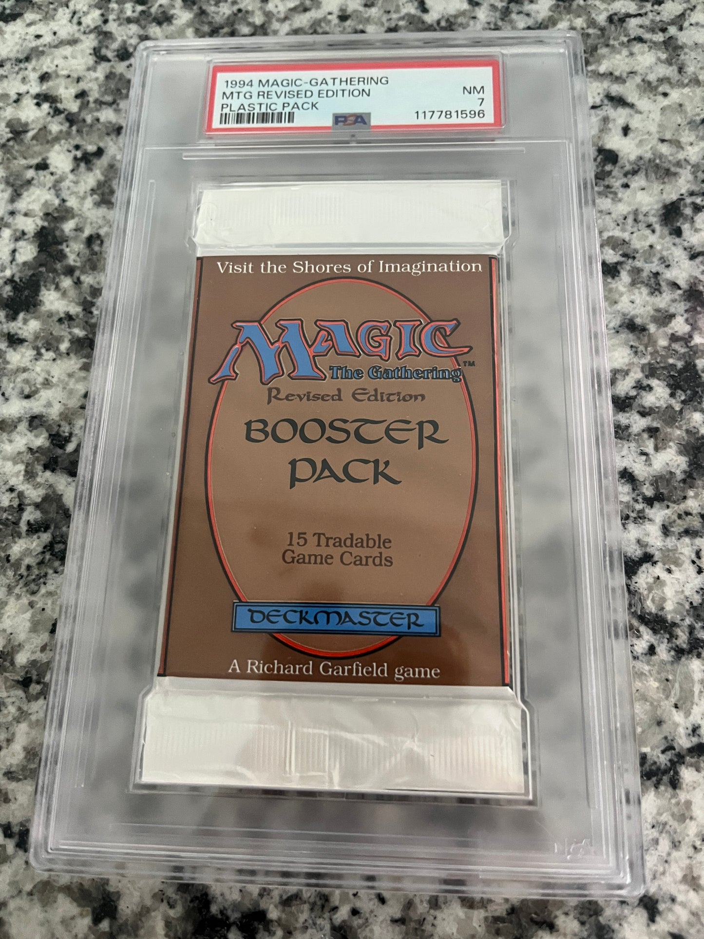 MTG Revised Booster PSA 7 From a Sealed box! 117781596