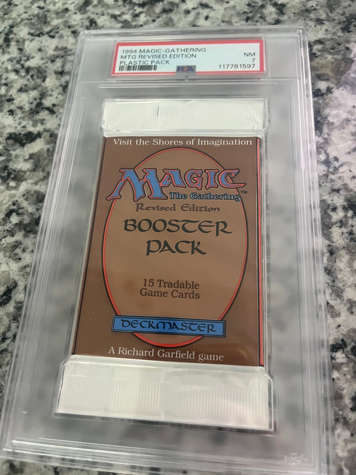 MTG Revised Booster PSA 7 From a Sealed box! 117781597