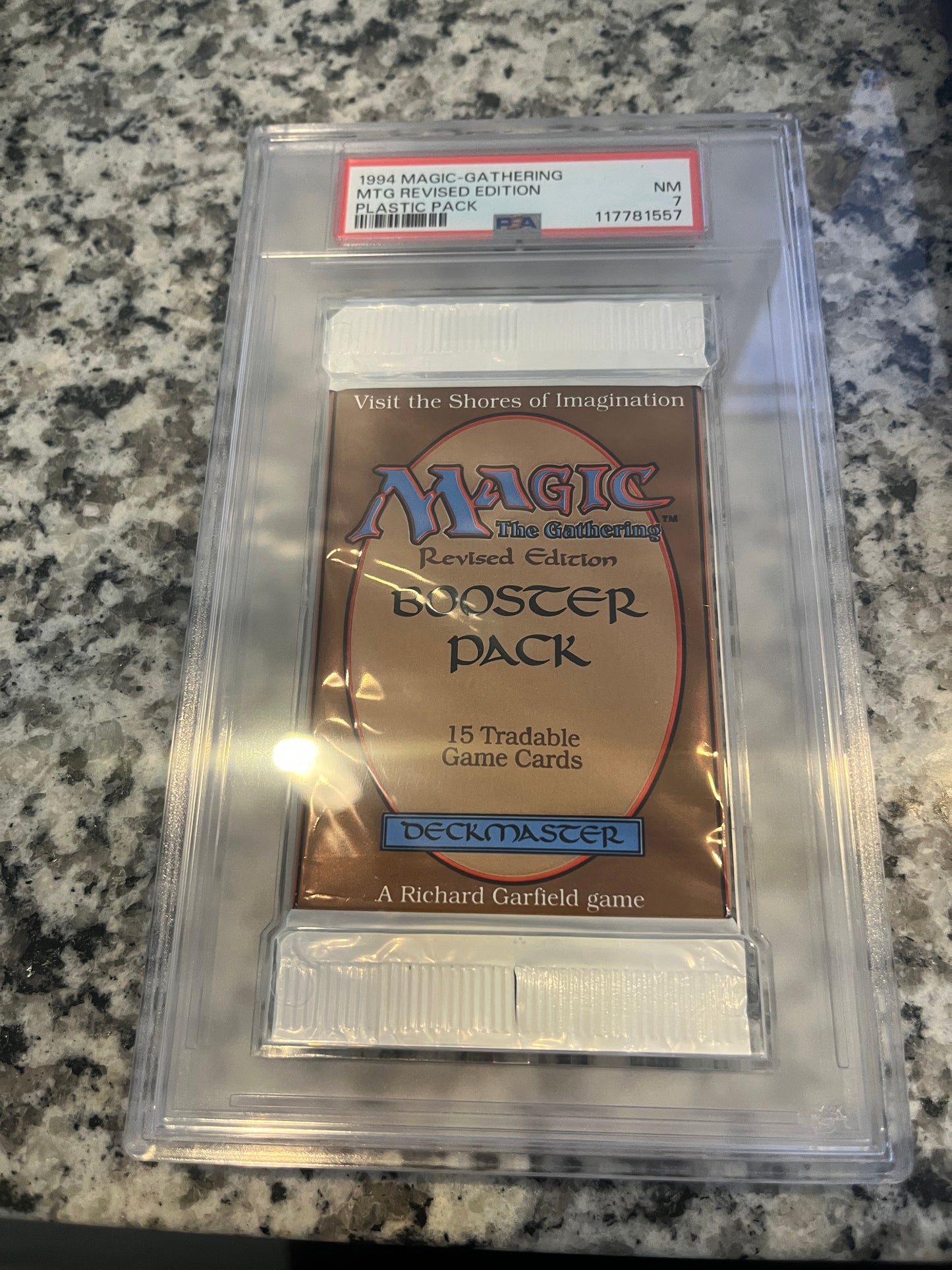MTG Revised Booster PSA 7 From a Sealed box! 117781557