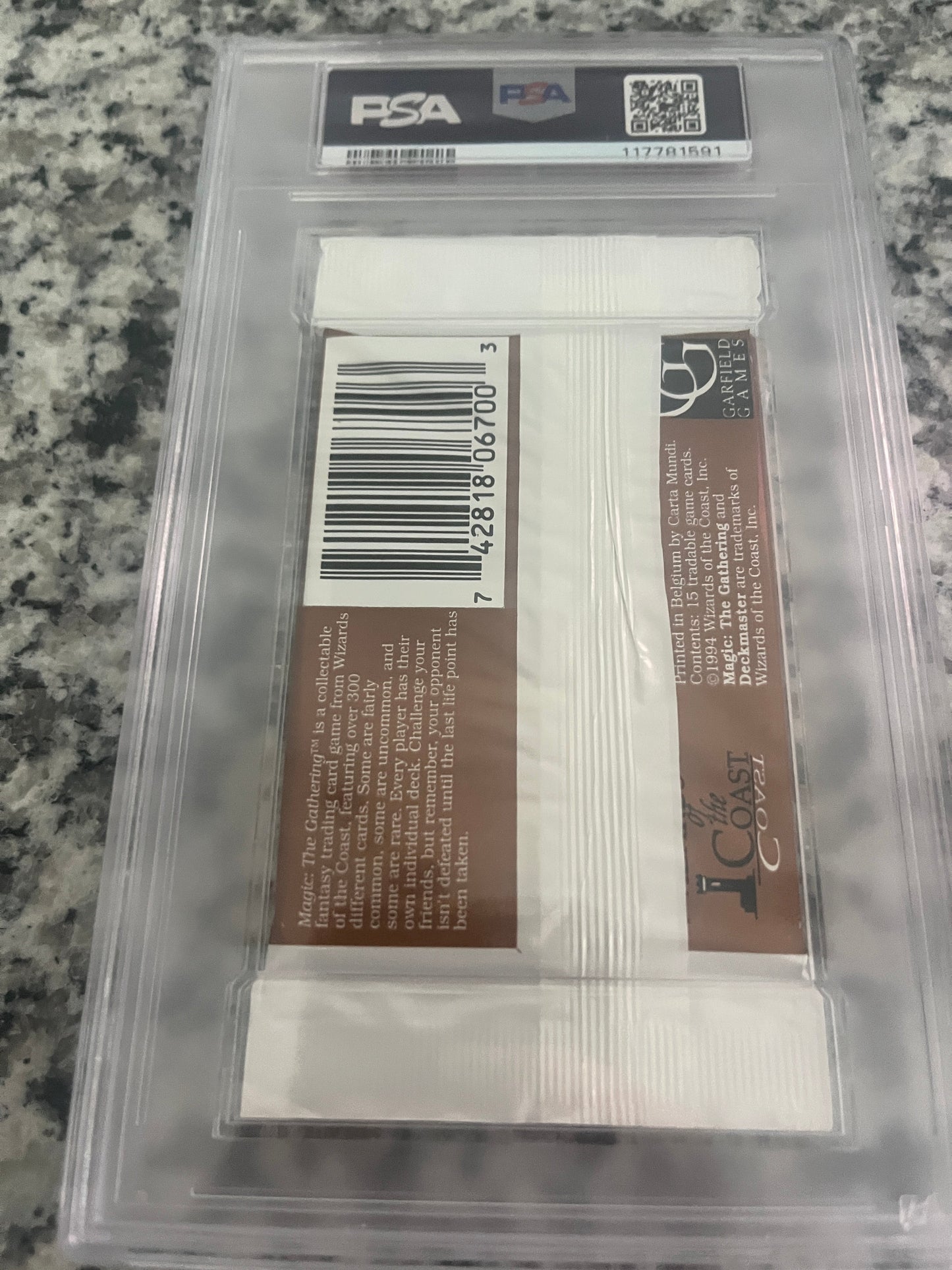 MTG Revised Booster PSA 7 From a Sealed box! 117781591