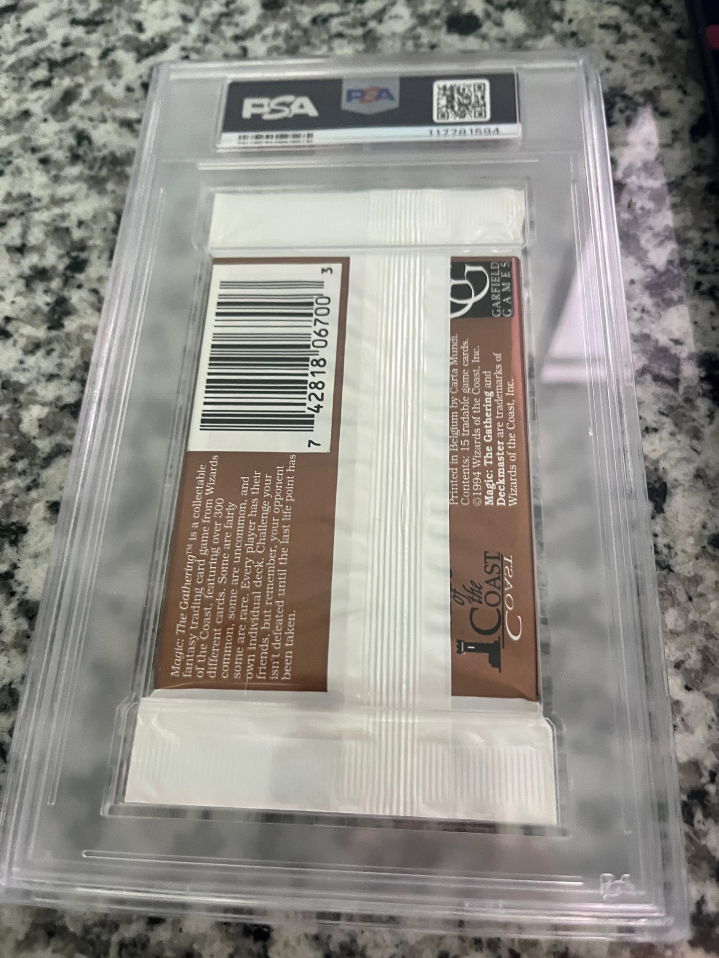 MTG Revised Booster PSA 7 From a Sealed box! 117781594