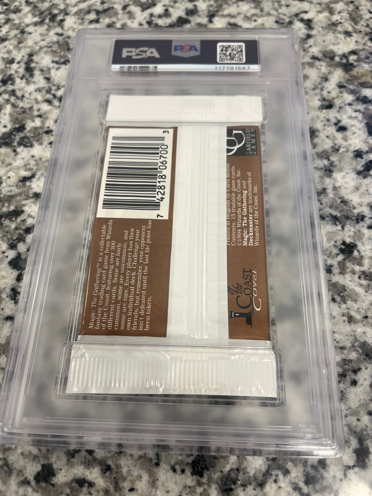 MTG Revised Booster PSA 7 From a Sealed box! 117781567