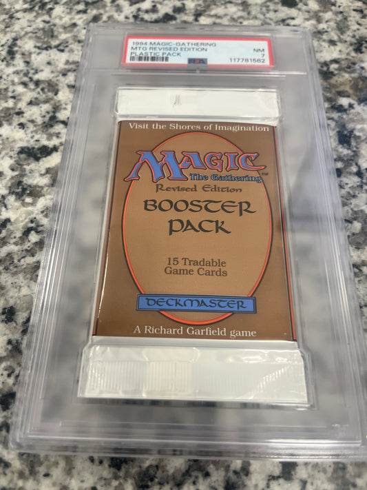 MTG Revised Booster PSA 7 From a Sealed box! 117781582