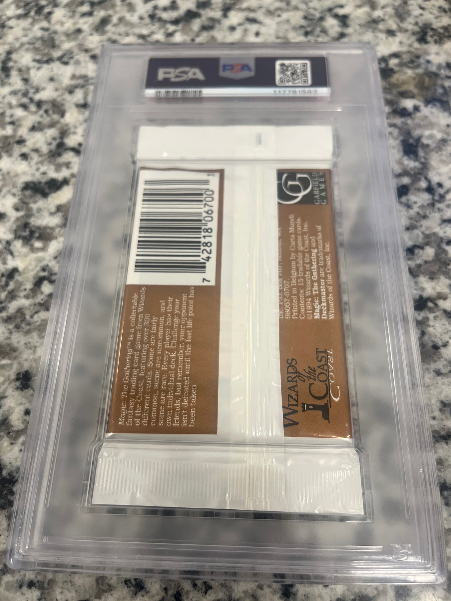 MTG Revised Booster PSA 7 From a Sealed box! 117781582