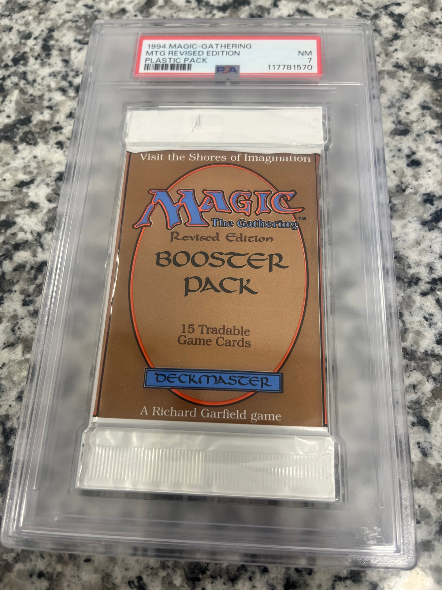MTG Revised Booster PSA 7 From a Sealed box! 117781586