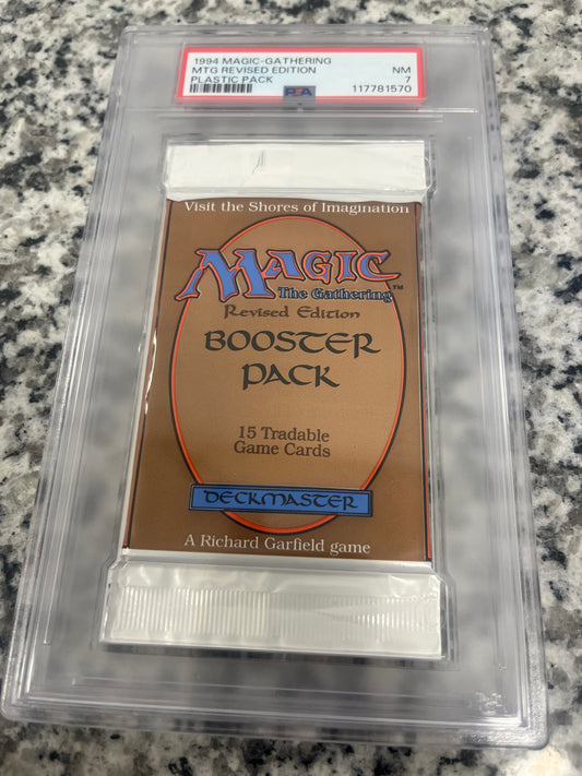 MTG Revised Booster PSA 7 From a Sealed box! 117781586