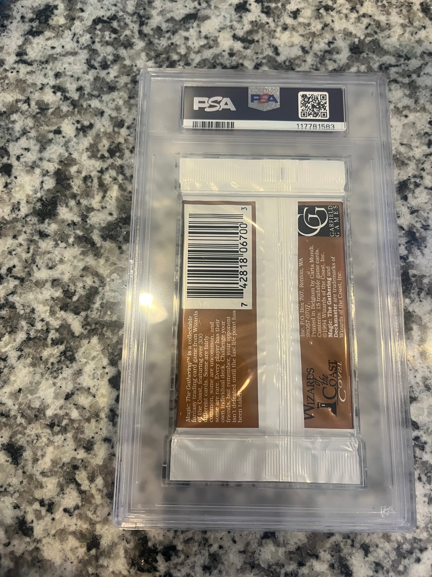 MTG Revised Booster PSA 7 From a Sealed box! 117781583