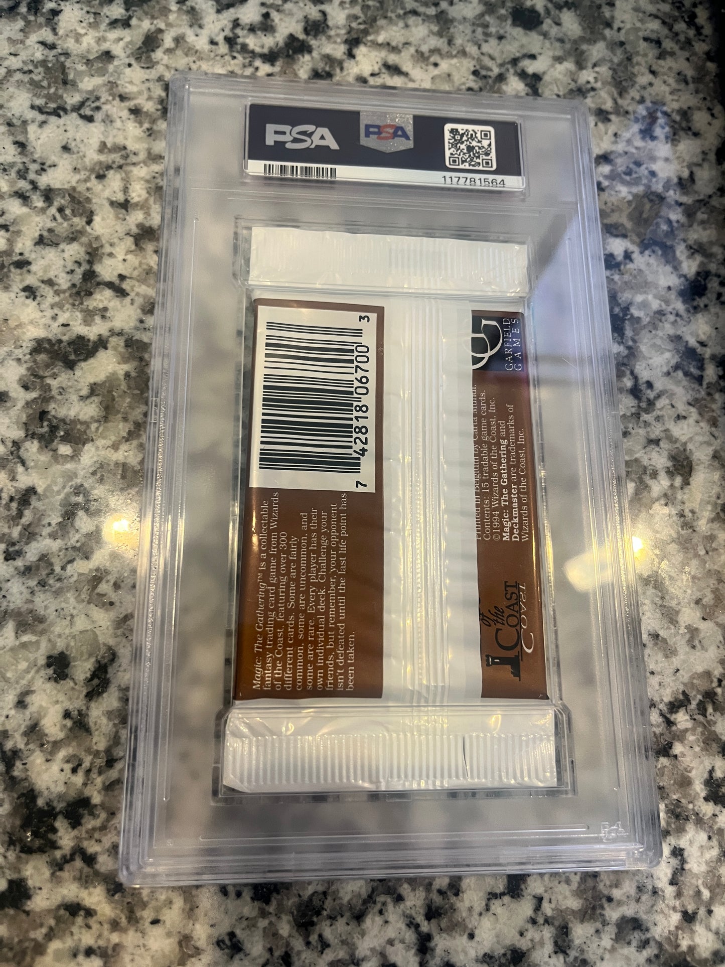 MTG Revised Booster PSA 7 From a Sealed box! 117781564