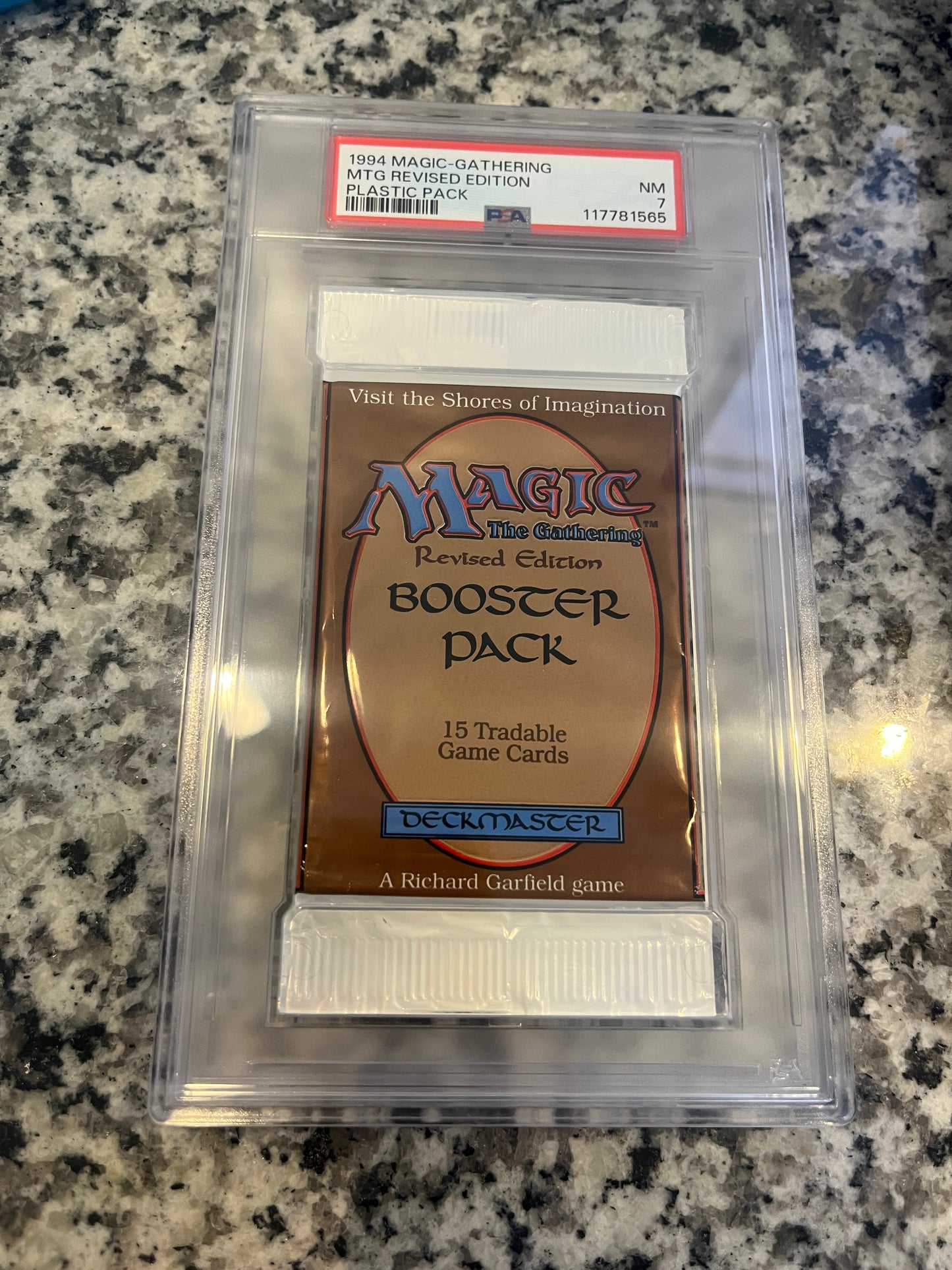 MTG Revised Booster PSA 7 From a Sealed box! 117781565