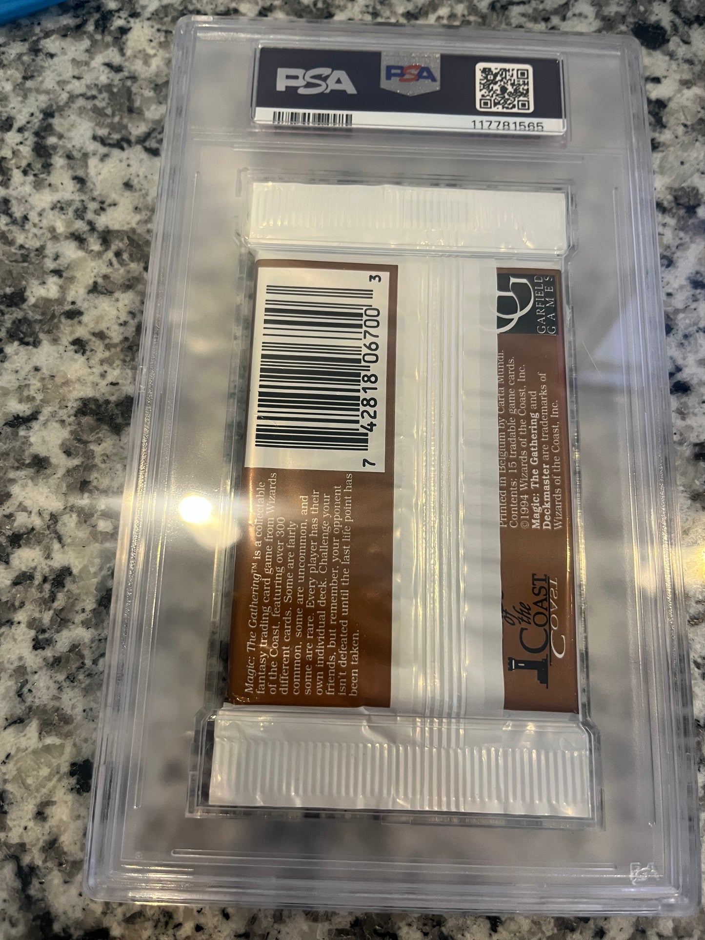 MTG Revised Booster PSA 7 From a Sealed box! 117781565