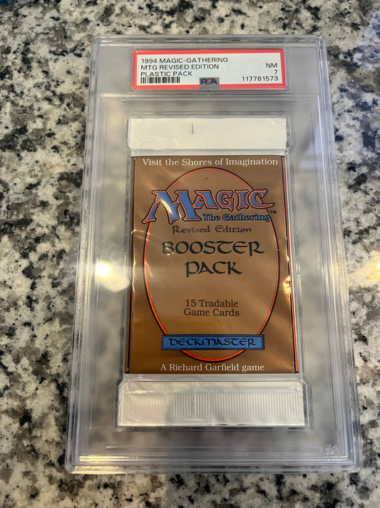 MTG Revised Booster PSA 7 From a Sealed box! 117781573